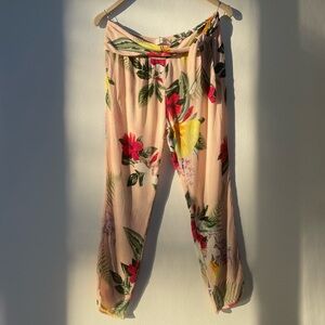 ZARA Girls Casual Collection soft pants floral